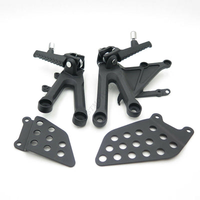 Black Front Rider Foot Pegs Bracket Fit For Honda Cbr1000Rr 2004 2005 2006 2007 - Moto Life Products