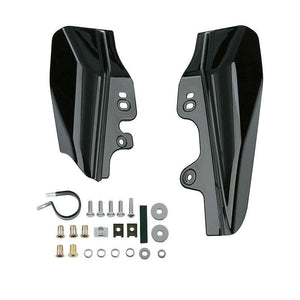 Chrome/Black Mid-Frame Air Deflector Fit For Harley Touring Electra Glide 01-08 - Moto Life Products