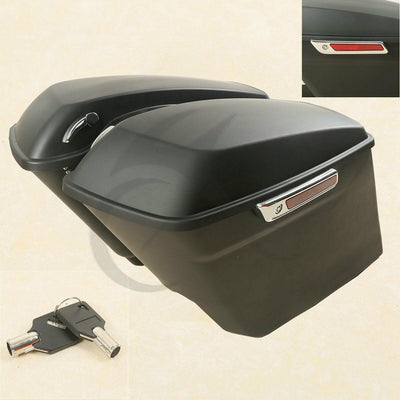 5" Extended Stretched Saddle bags Fit For Harley Touring Street Glide 2014-2022 - Moto Life Products