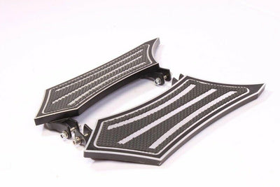 Front Cnc Footpegs Foot pegs  Floorboards Footboards 4 Harley Touring Fl Softail - Moto Life Products