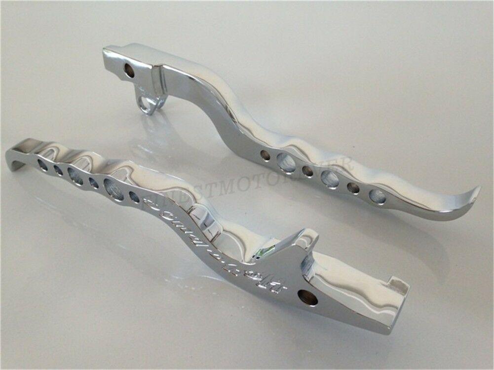 Chrome Billet Brake Clutch Hand Lever For Suzuki Gsxr1300R Hayabusa 1999-2007 - Moto Life Products