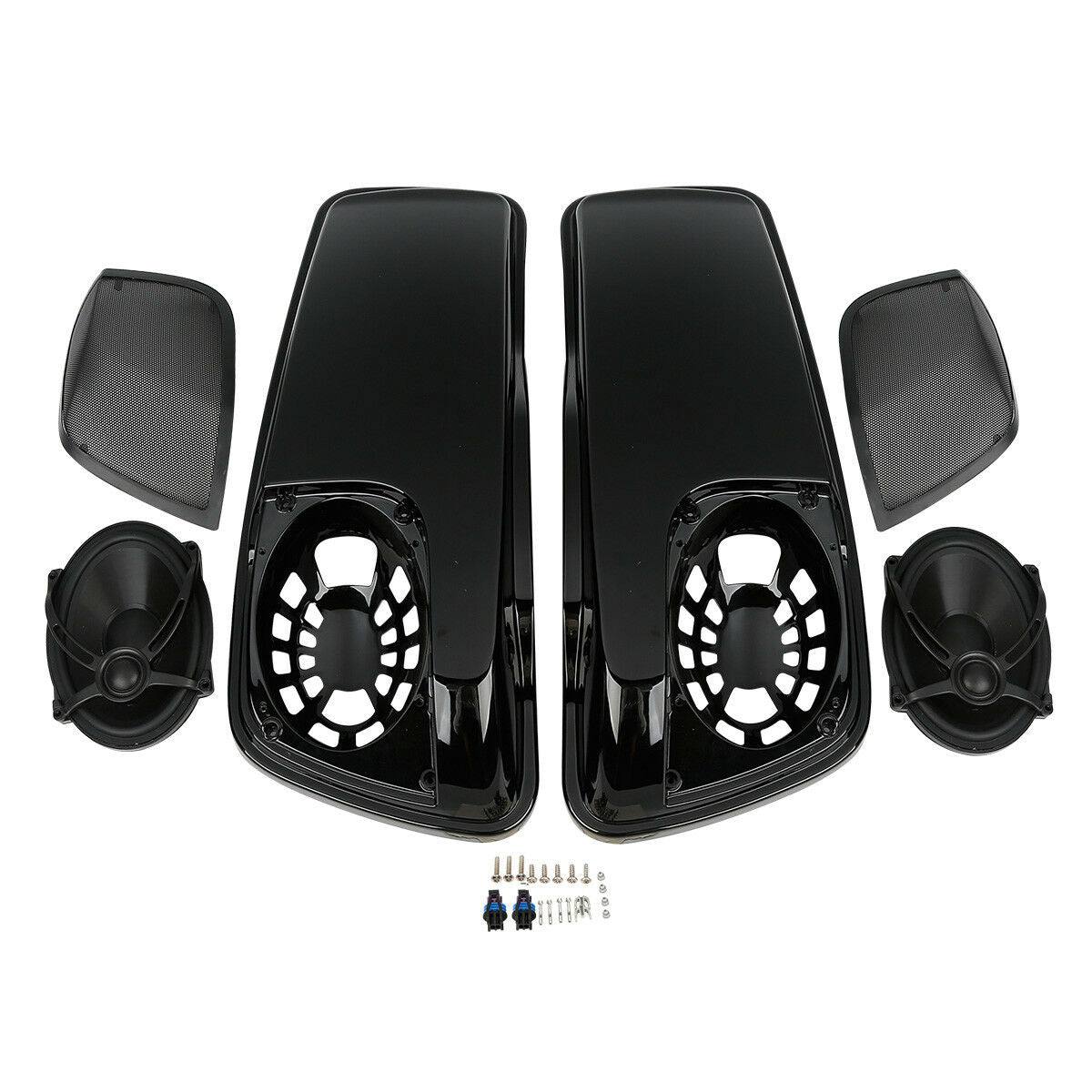 Saddlebag Lids 5"X7" Speakers For Harley CVO Electra Street Glide FLHX 2014-2022 - Moto Life Products