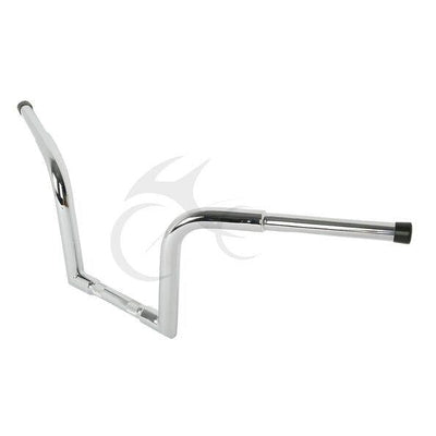 Fat 1.25" Hanger Bars 10" Rise Handlebar Fit For Harley FLST FXST Sportster XL - Moto Life Products