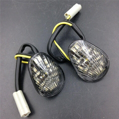 Clear LED Flush Mount Turn Signal Light  For Yamaha YZF R6S 2006 2007 2008 2009 - Moto Life Products