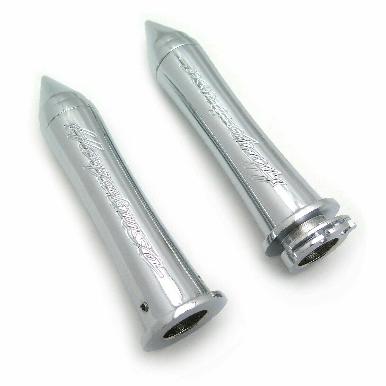 Find Custom 7/8" Inch Handlebar Grips For Suzuki GSXR 1300 R Hayabusa All Year CHROME In ZJ, CN - Foto 1