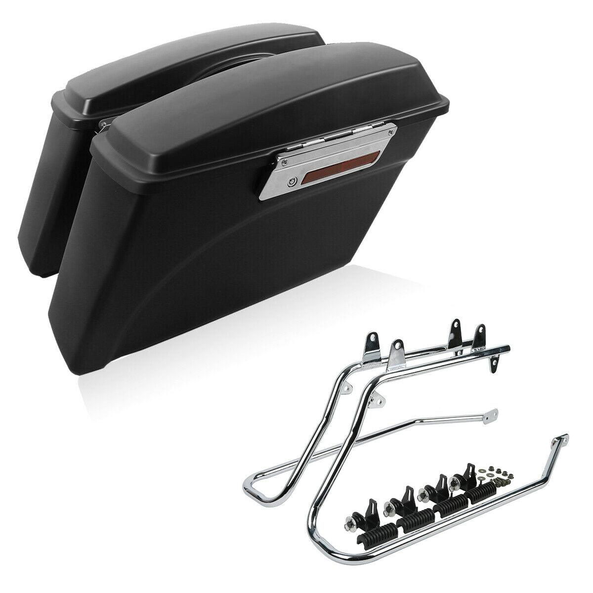 Hard Saddlebags Conversion Bracket Mounts Fit For Harley Davidson Softail 86-17 - Moto Life Products