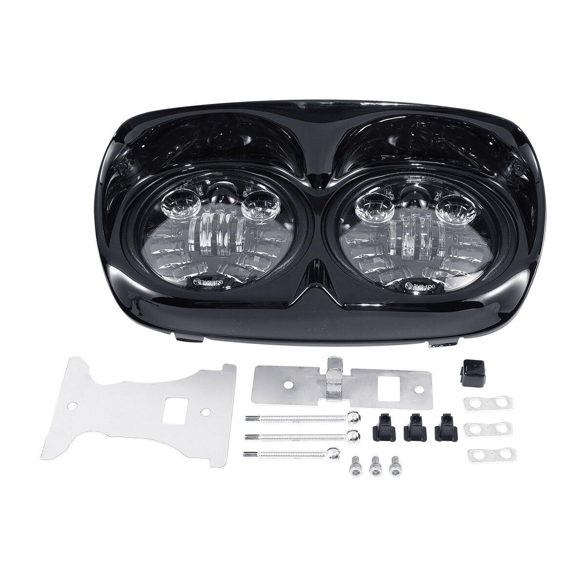 5-1/2" LED Headlight Headlamp Assembly Fit For Harley Road Glide FLTR 98-13 - Moto Life Products