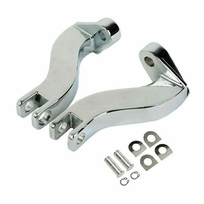 Chrome Footpeg Footrest Bracket Mounting Fit For Harley Davidson Touring 93-19 - Moto Life Products