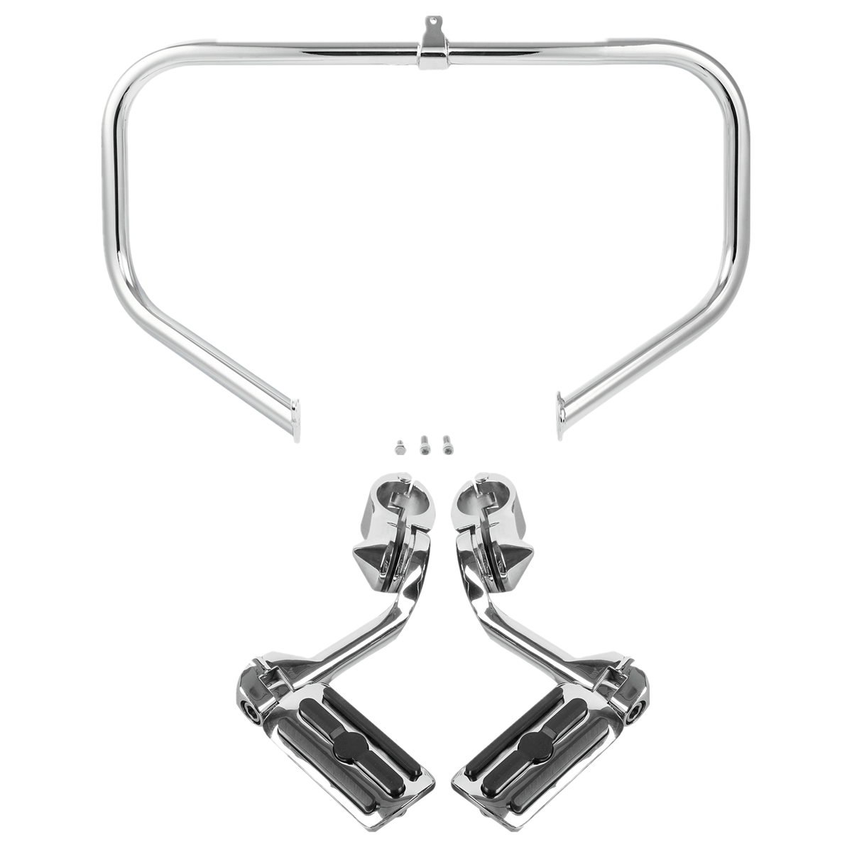 Engine Guard Bar &Long Angled Foot Pegs Fit For Harley Touring Road Glide 09-22 - Moto Life Products