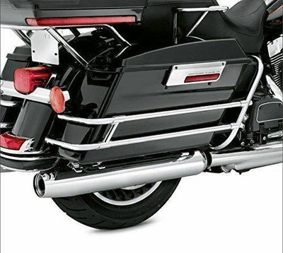 Saddlebag Guard Bracket Top Rails Guards Fit For Harley Road King FLHR 97-08 - Moto Life Products