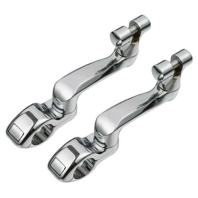 1 1/4" Engine Guards Highway Footpeg Mount Clamps Fit For Harley Touring Softail - Moto Life Products