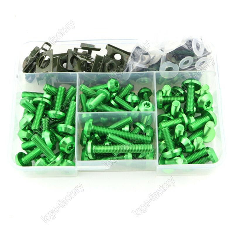 CNC Motorcycle Complete Fairing Bolts Kit Bodywork Screws Nuts Fit For Kawasaki - Moto Life Products