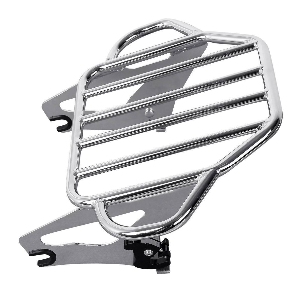 Detachable Two Up Mount Luggage Rack Fit For Harley Road Street Glide 2009-2022 - Moto Life Products