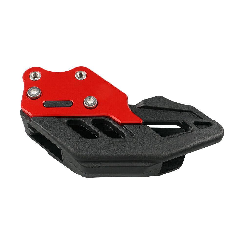 Rear Chain Guide Protector Guard For Honda XR650L 1993-2022 Black + Red - Moto Life Products