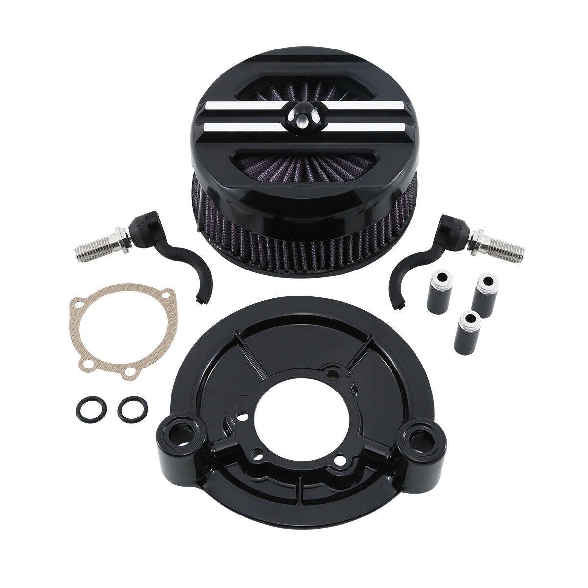 Black Air Cleaner Intake Filter Fit For Harley Sportster 1200 Iron 883 07-later - Moto Life Products