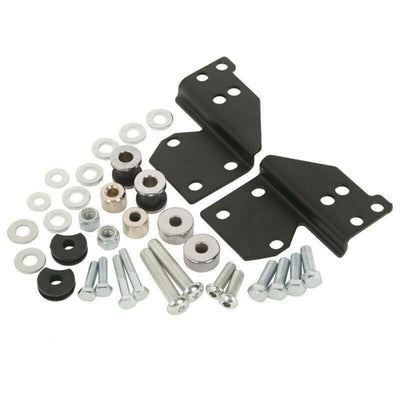 Chrome Detachable Two-Up Mount Rack Docking Kit Fit For Harley Road Glide 97-08 - Moto Life Products