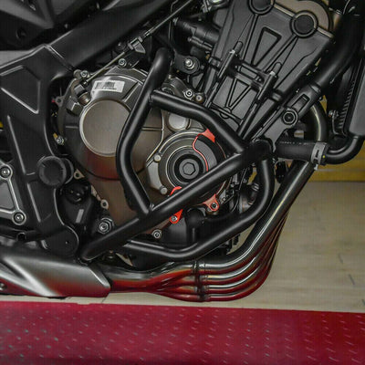 US Black Engine Highway Crash Bar Guard Protector for Honda CB650R 2019-2021 - Moto Life Products