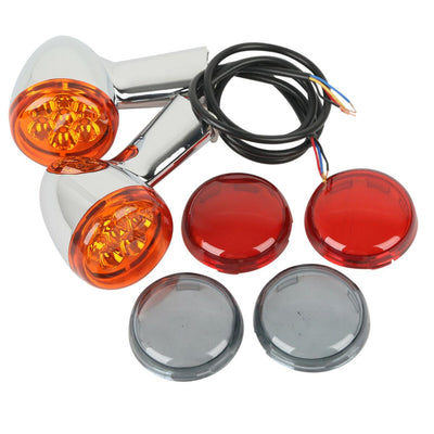 LED Turn Signals Light Bracket Fit For Harley Sportster XL 883 1200 1992-2022 US - Moto Life Products