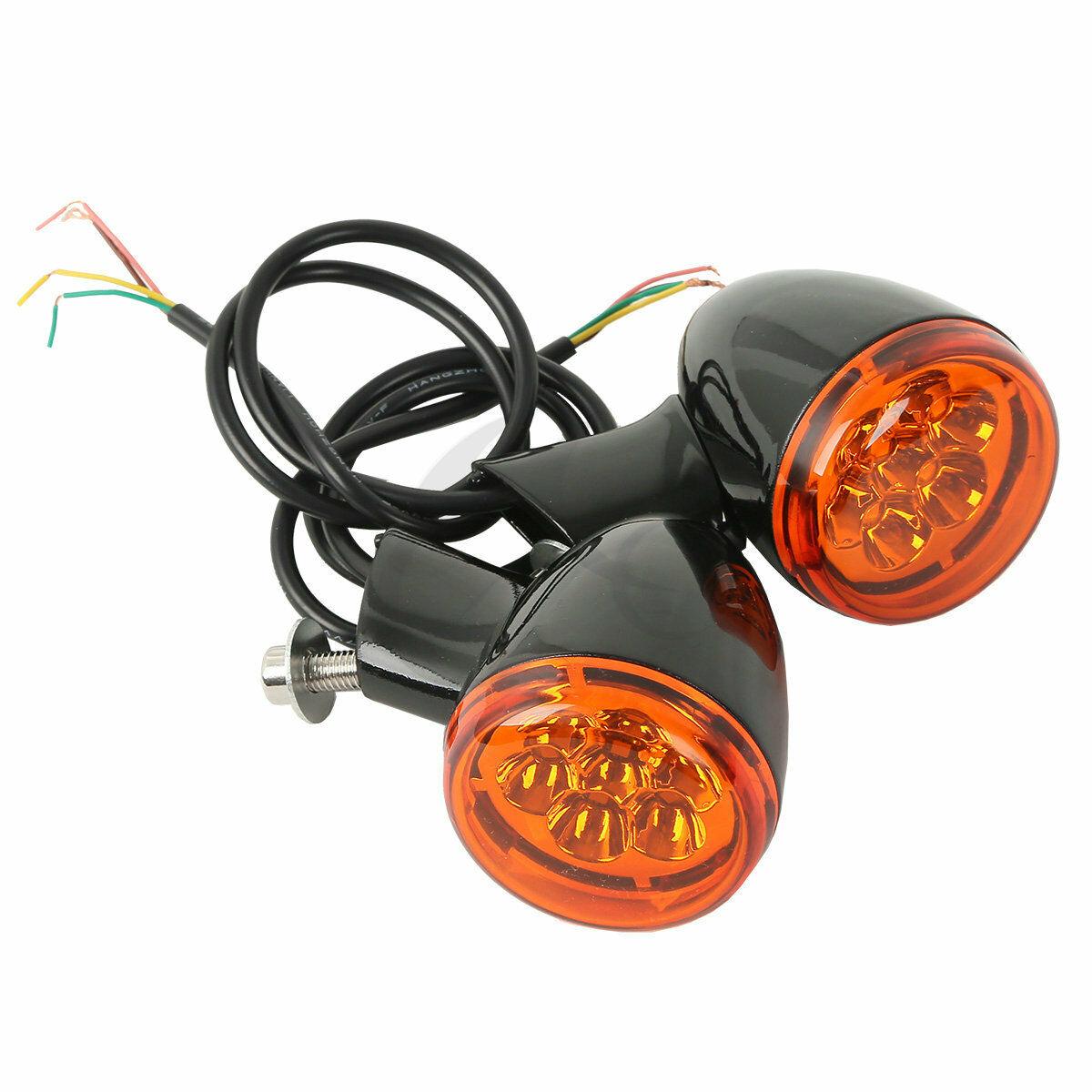4 Wire Indicator Light Turn Signal Fit For Harley XL 883 XL1200 Sportster 92-16 - Moto Life Products