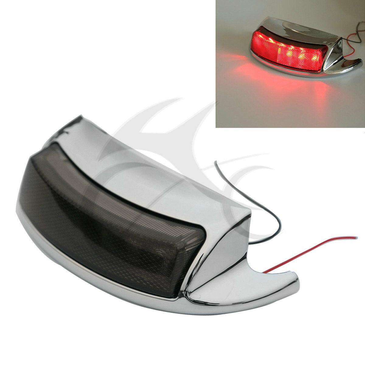 Chrome Rear Fender Tip Brake Light Fit For Harley Touring Electra Glide 09-2016 - Moto Life Products