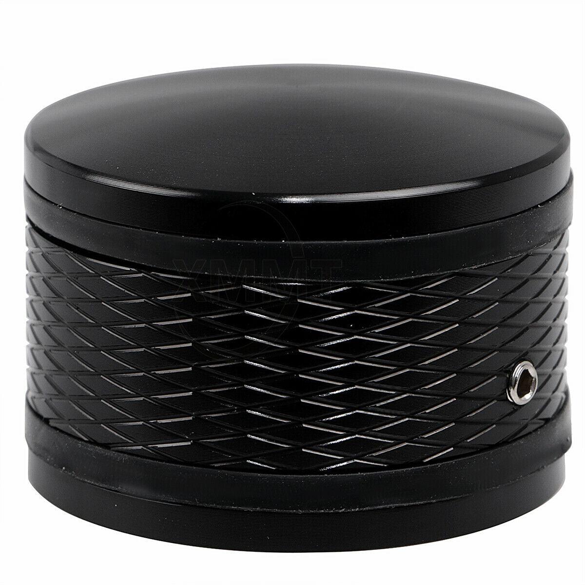 Black Front Axle Cap Nut Cover For Harley Softail Dyna Touring Road King Glide - Moto Life Products