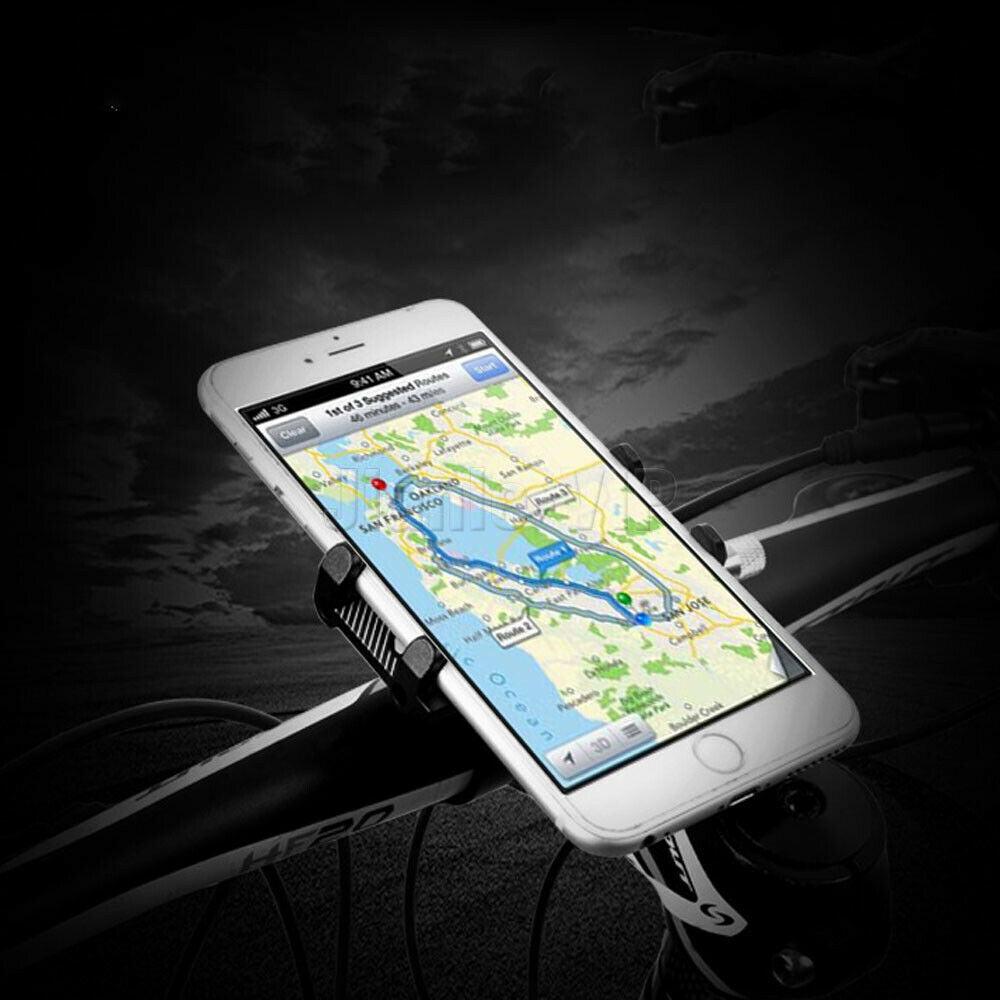 Aluminum Motorcycle Bike Bicycle Holder Mount Handlebar For Cell Phone GPS US - Moto Life Products