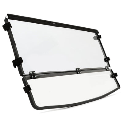 2-IN-1 Flip Windshield Scratch Resistant for Polaris Ranger XP 1000 / 900,570 - Moto Life Products