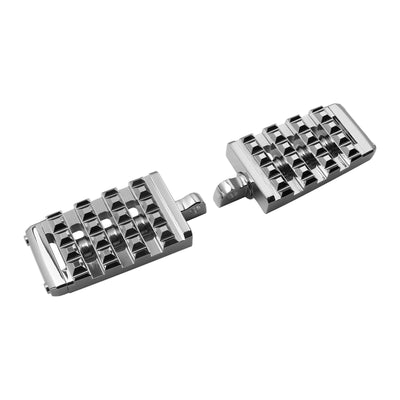 Chrome Footpeg FootRest Fit For Harley Male-mount Touring Sportster Dyna Fat Bob - Moto Life Products