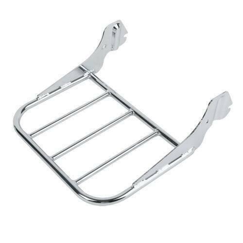 Chrome Detachable Backrest Sissy Bar Luggage Rack Fit For Harley Touring 94-08 - Moto Life Products