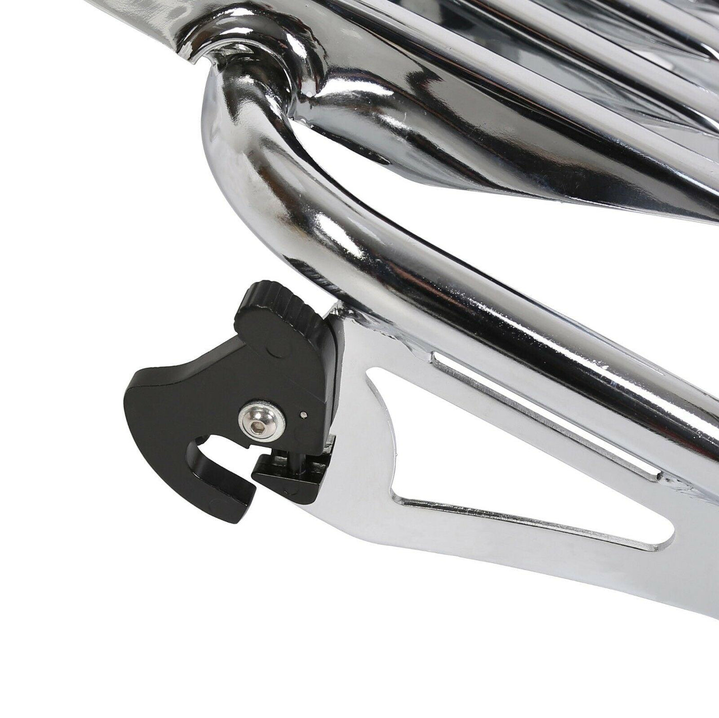 Chrome Stealth Luggage Rack Harley Touring Street Glide Road King 2009-2021 - Moto Life Products