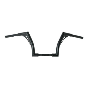 10" Rise 1 1/4" Handlebar Ape Hanger Bar Fit For Harley Softail Sportster Black - Moto Life Products