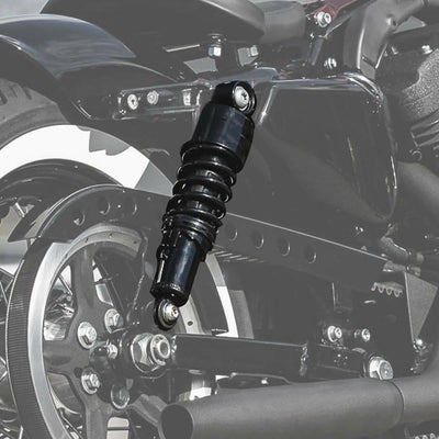Pair 10.5'' Black Rear Shocks Fit For Harley Sportster 883 Iron 09-12 Low 05-10 - Moto Life Products