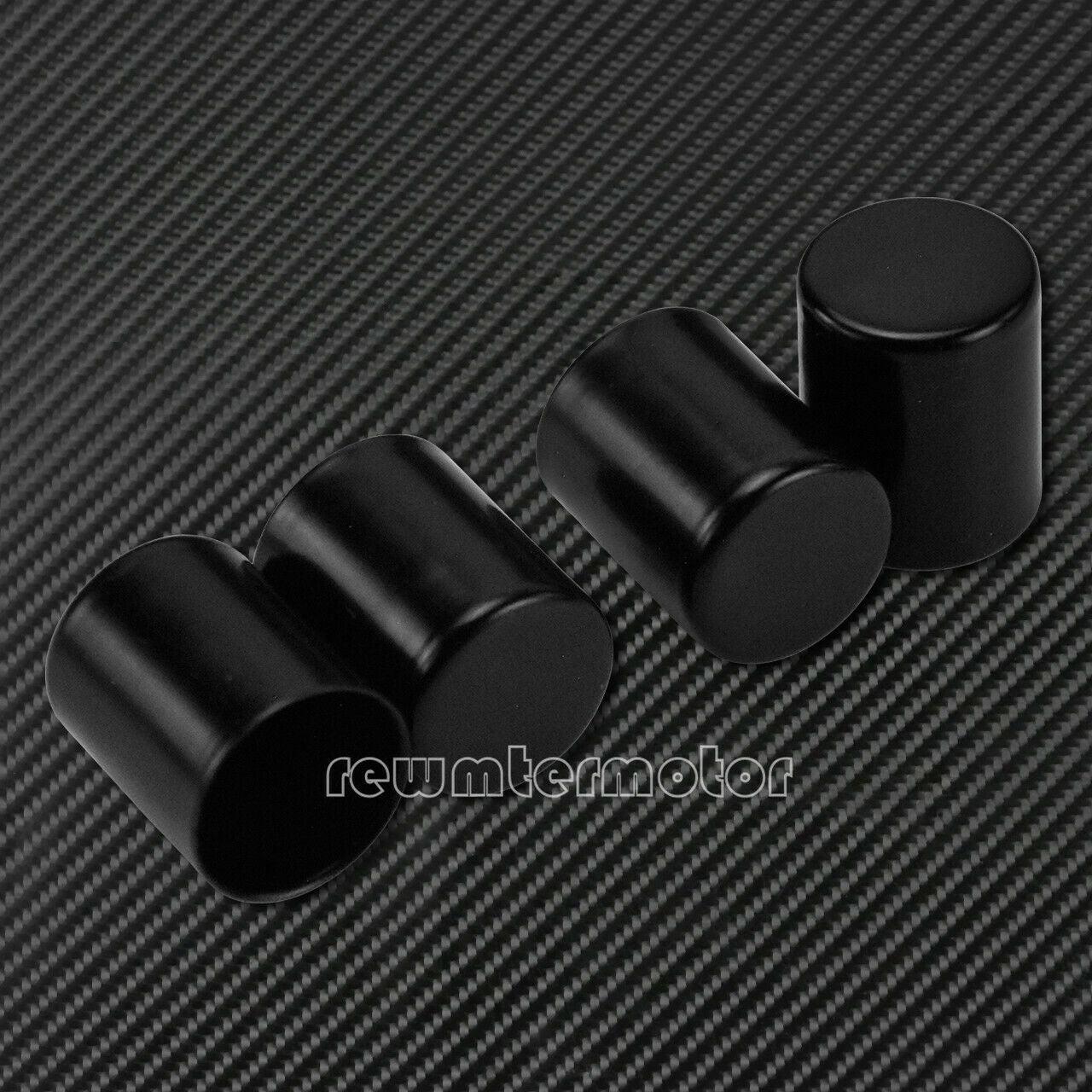 4pc Black Docking Hardware Point Covers Fit for Harley Electra Road Street Glide - Moto Life Products