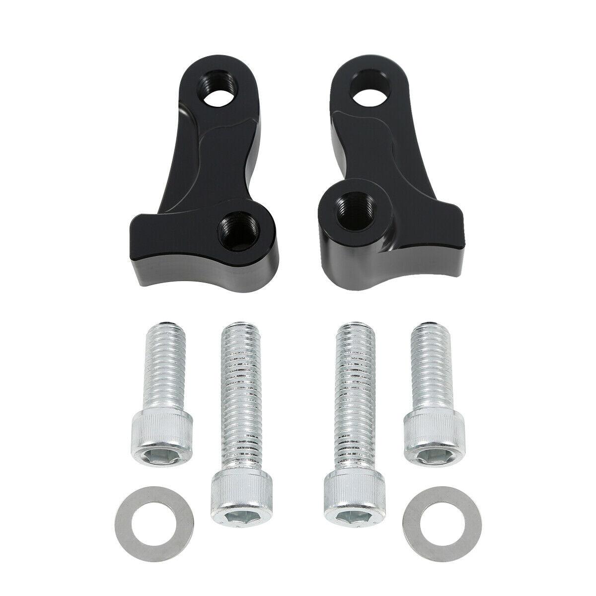 1.75" Black Drop Lowering Kit Fit For Harley Dyna Wide Glide Super Glide 06-17 - Moto Life Products