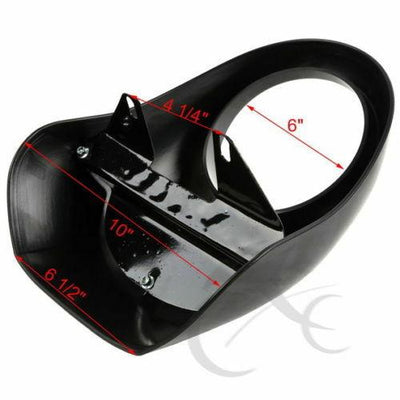 Black ABS Front Headlight Fairing Mask Fit For Harley Sportster XL 883 XL 1200 - Moto Life Products