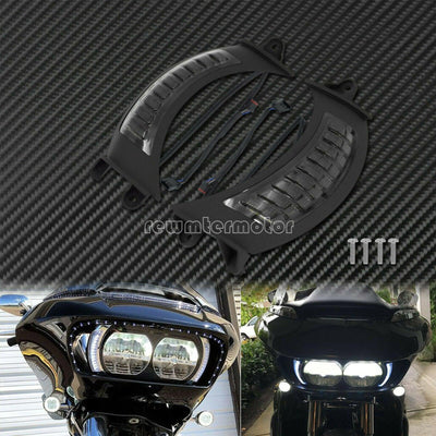 Motorcycle LED Side Marker Turn Signal Light Fit For Harley Road Glide 2015-2020 - Moto Life Products