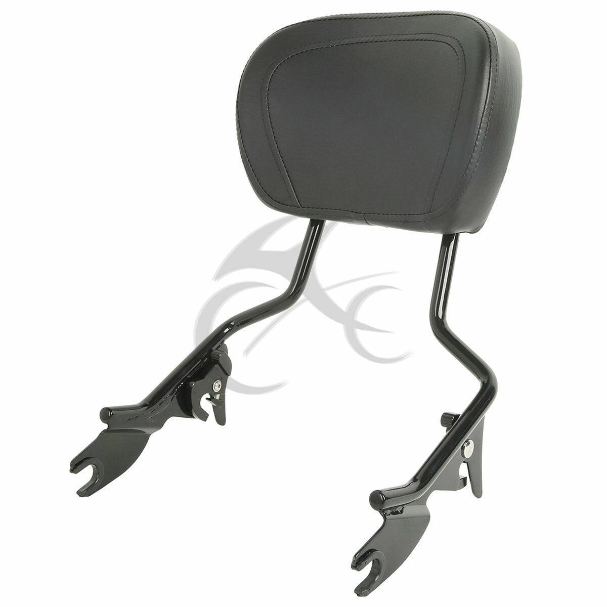 4 Point Docking Backrest Sissy Bar Pad Fit For Harley Touring Road Glide 09-13 - Moto Life Products