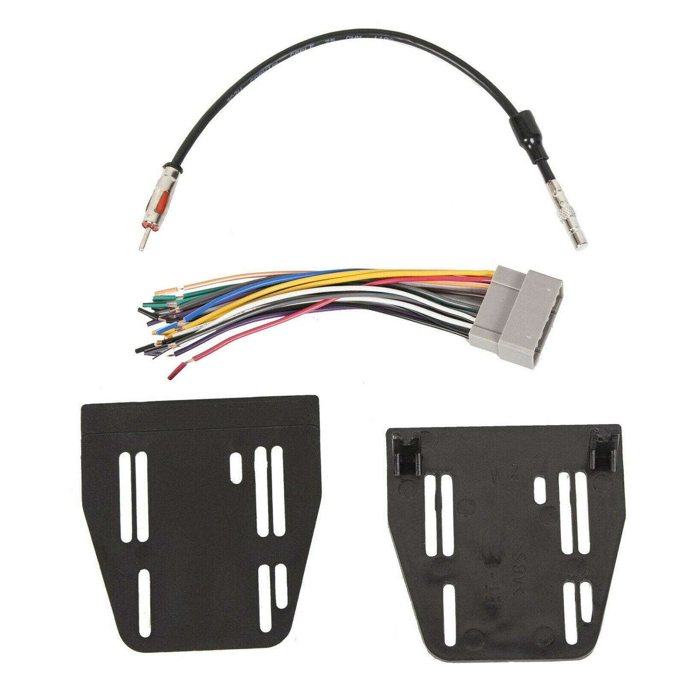 Double DIN Radio Dash Kit For 2006-2009 Dodge Ram – Silver Slate Grey Bezel (Replaces 5KS701J8AB)