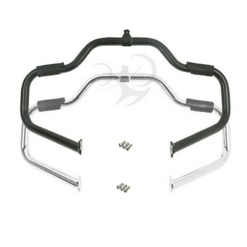 Mustache Highway Engine Crash Guard Bar Chrome/Black For Harley Touring 09-2022 - Moto Life Products