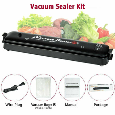 Vacuum Sealer Machine Food Preservation Storage Saver Automatic With Seal Bag - Moto Life Products