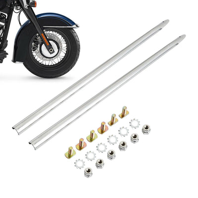 Front Fender Spear Trim Fit For Harley Touring Ultra Classic 82-13 Softail 86-17 - Moto Life Products