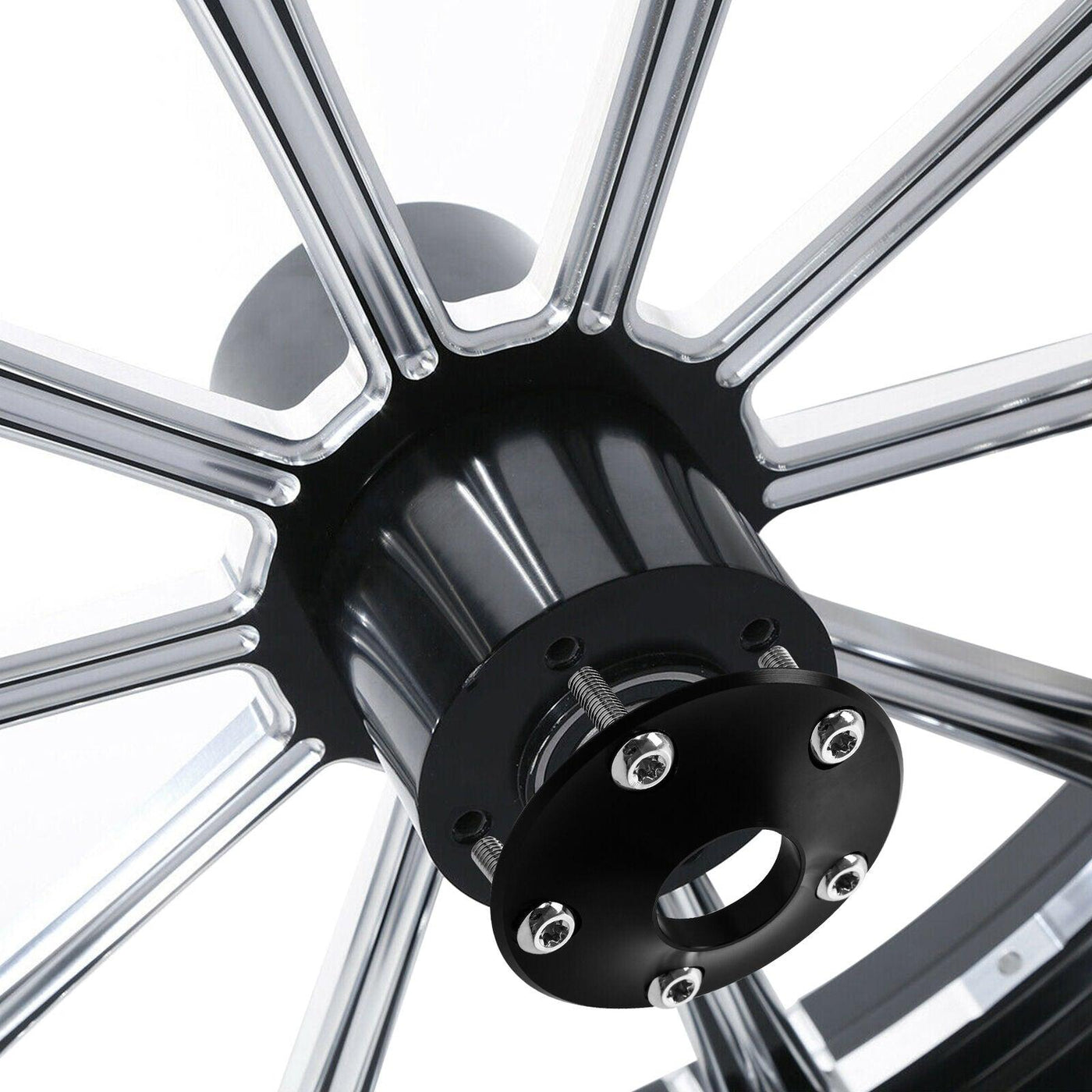Dual Disc Front Wheel Hub Cap Cover Fit For Harley Electra Road Glide 2008-2022 - Moto Life Products