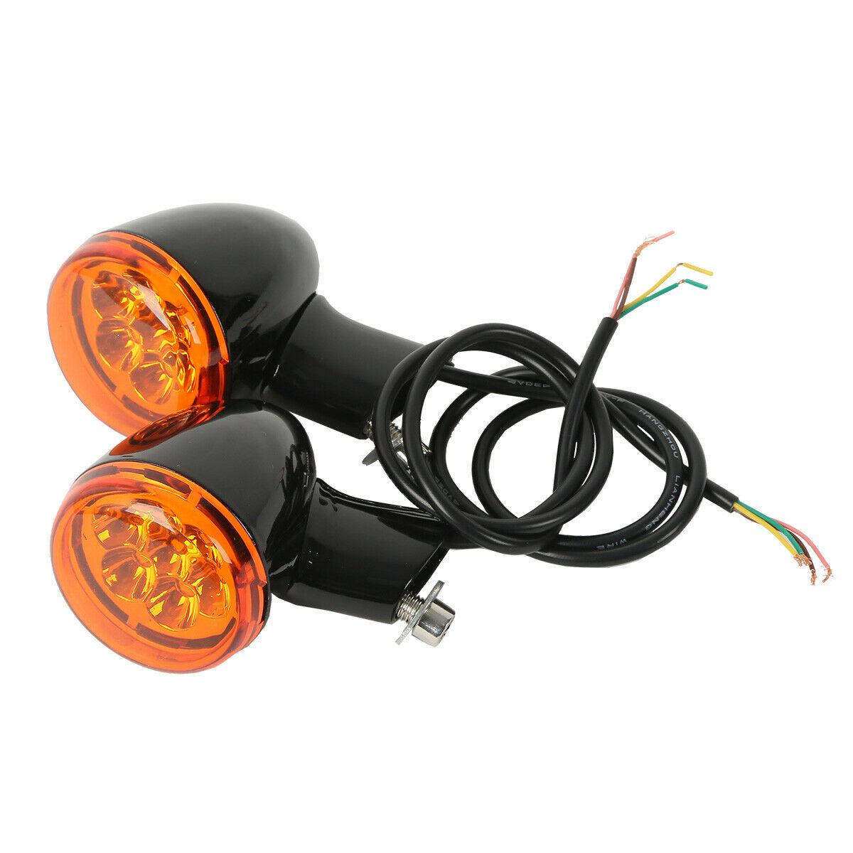 Rear LED Turn Signals Lights Bracket Fit For Harley Sportster XL Custom 92-up - Moto Life Products