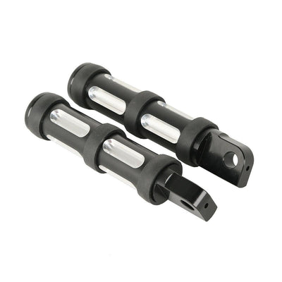 Black Footpeg Foot Pegs Rests Fit For Harley Touring Electra Street Road Glide - Moto Life Products