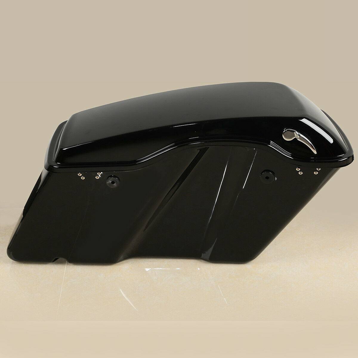 Vivid Black Hard Saddlebags Fit For Harley Road King Electra Glide 2014-2022 21 - Moto Life Products