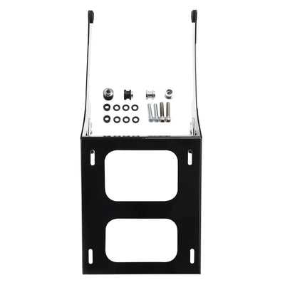 2-Up Mounting Rack Fit For Harley Deluxe FLDE Heritage Classic 18+ Black/Chrome - Moto Life Products