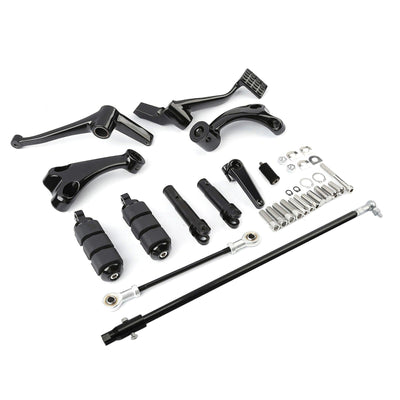 Control Complete Kit Pegs Lever Linkage Fit For Harley Sportster 883 Iron 14-22 - Moto Life Products