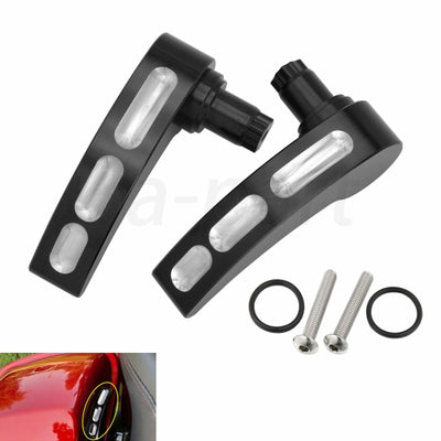 Aluminum Black Saddlebag Latch Lifters Fit For Harley Touring Street Glide 14-21 - Moto Life Products