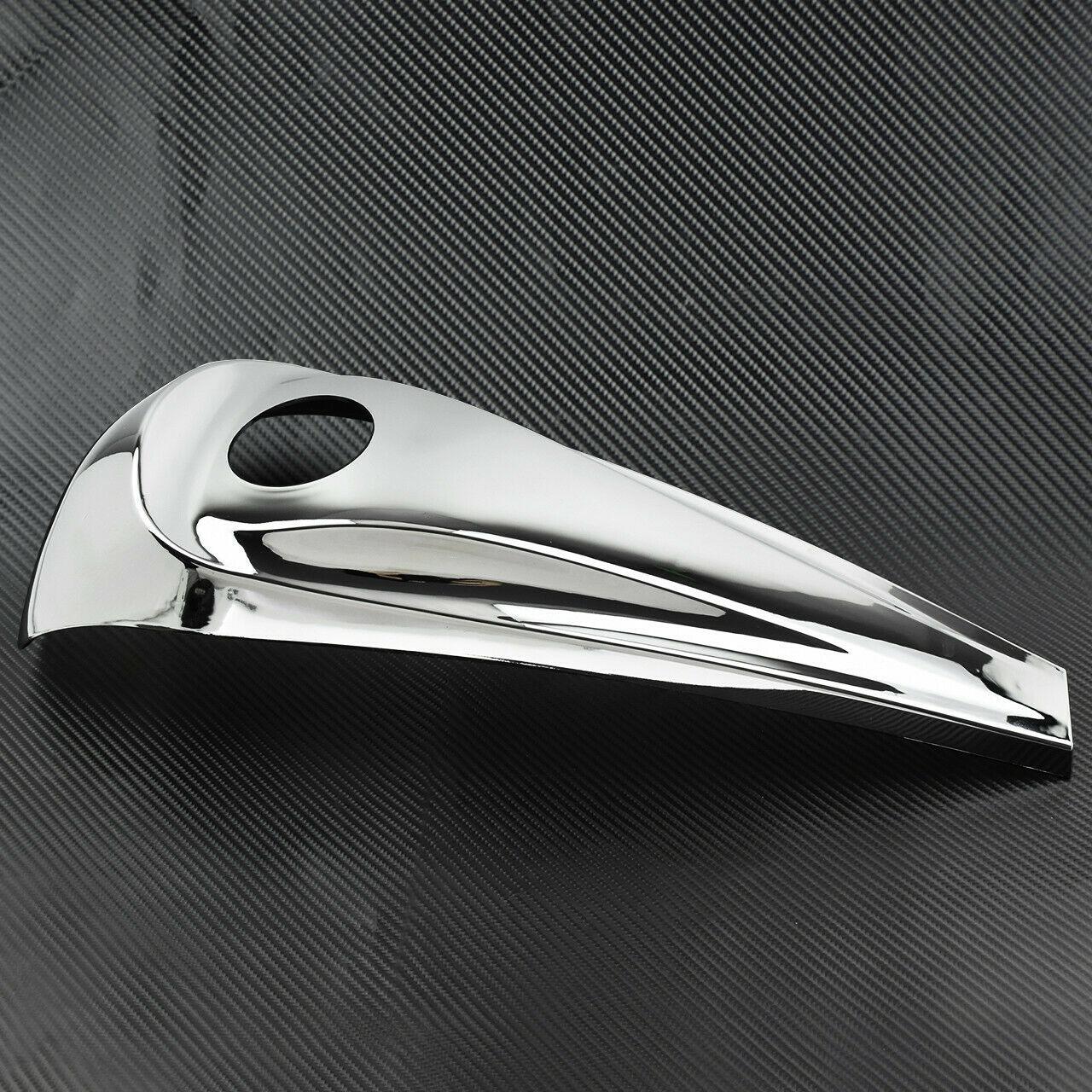 Chrome Dash Fuel Console Cover + Gas Tank Cap Screw Fit For Harley Touring 08-20 - Moto Life Products