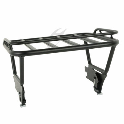 Black Two-Up Luggage Rack Fit For Harley Touring Touring Electra Glide 97-08 07 - Moto Life Products
